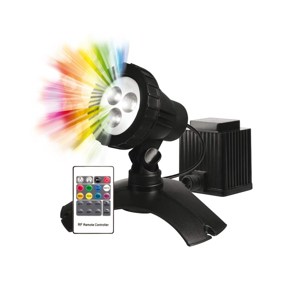 pondmax 3 led multi colour lights starter kit