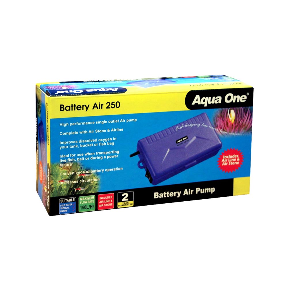 aquaone battery 250 air pump