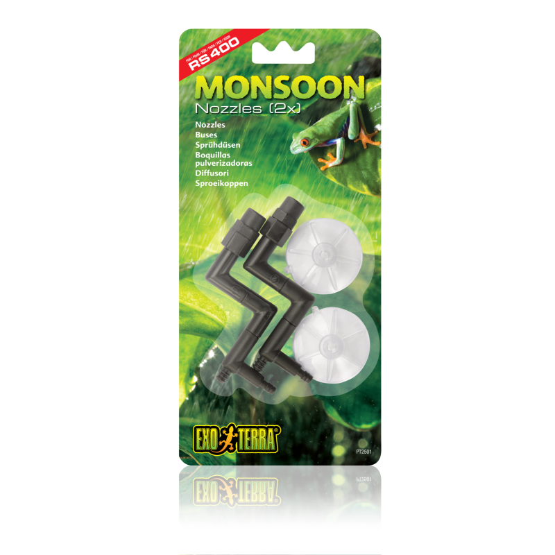 Monsoon Reptile Mister Replacement Nozzles (2) with Suction Cups