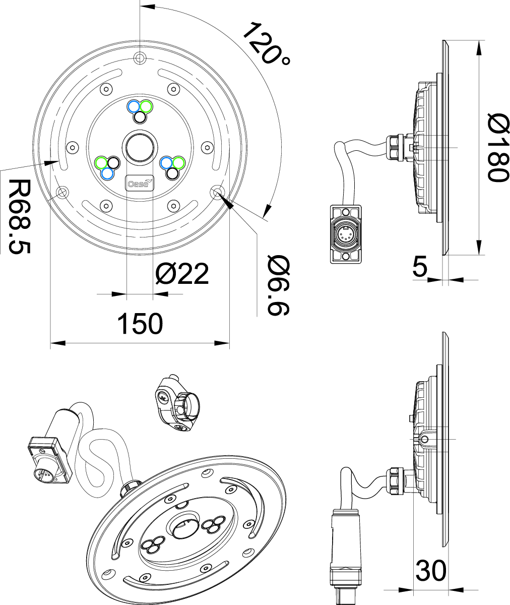ZEI PRD MA 72707 ProfiPlane LED L RGB Spot DMX 02 001