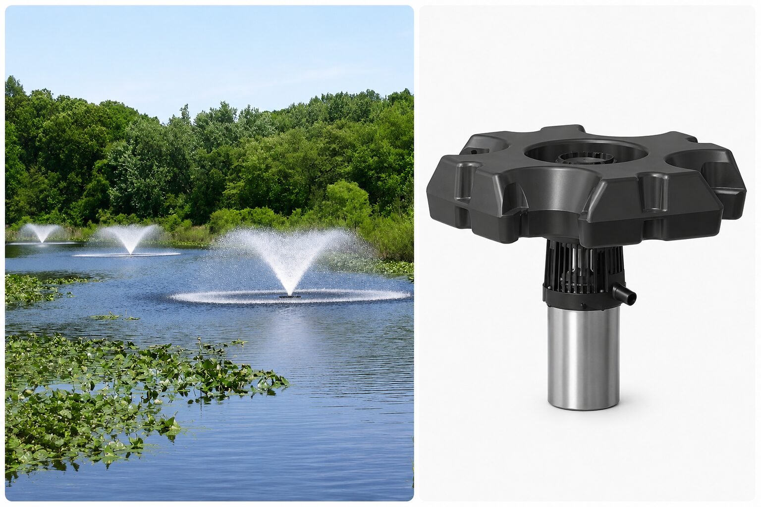 Otterbine Concept 3 Aerating Fountain 1HP - Sunburst
