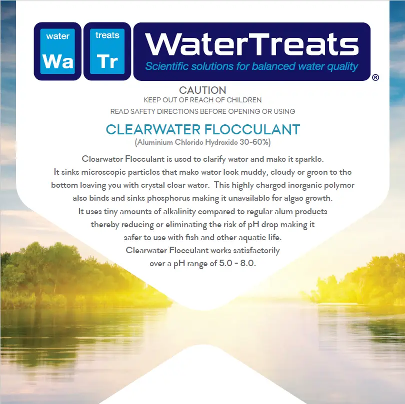 Water Treats Clearwater Flocculant 10L