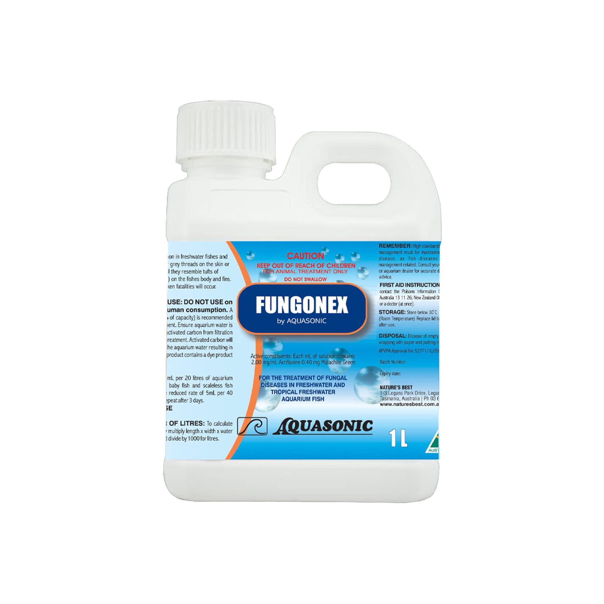 Aquasonic Fungonex Fungal Treatment 1 Litre